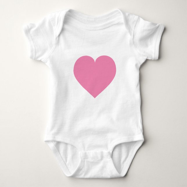 Camiseta Coração rosa (Frente)