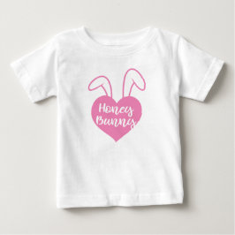 Camiseta Coração rosa Honey Bunny
