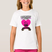 Coração Rosa Ídolo Cantando Design de Amor com Mús
