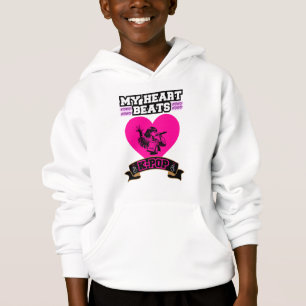 Camiseta Coração Rosa Ídolo Cantando Design de Amor com Mús