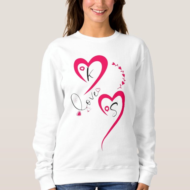 Camiseta Coração Rosa Mínimo Amor (Frente)
