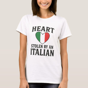 Camiseta Coração roubado por um italiano