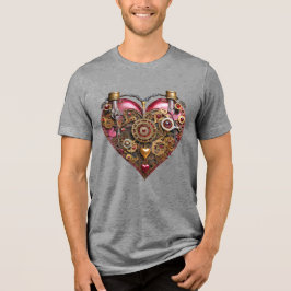 Camiseta Coração Rubi do Vale do Steam Valentine
