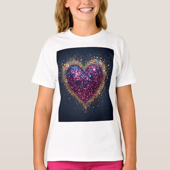 Camiseta Coração Sagrado Cósmico (Frente)