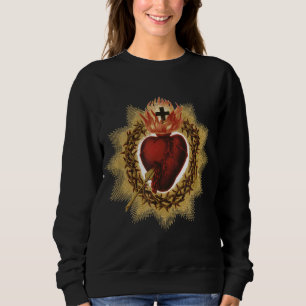 Camiseta Coração Sagrado da Devoção Católica de Jesus