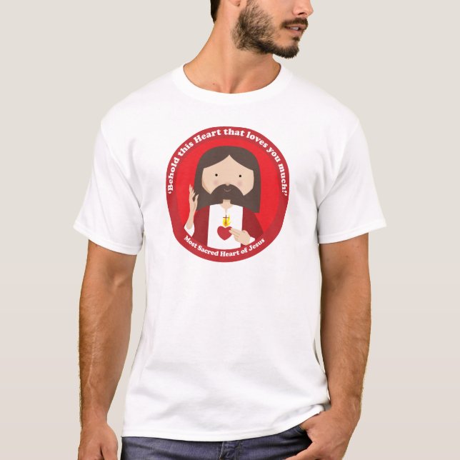 Camiseta Coração sagrado de Jesus (Frente)