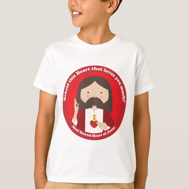 Camiseta Coração Sagrado de Jesus (Frente)