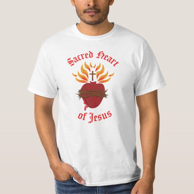 Camiseta Coração Sagrado de Jesus (Frente)