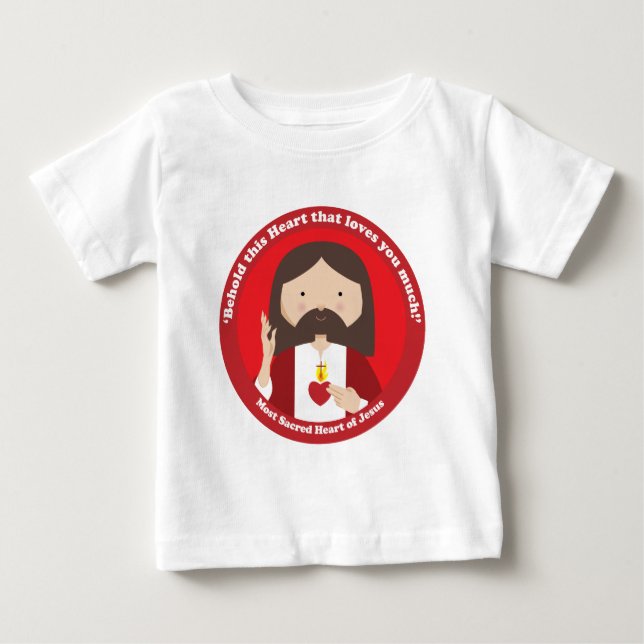 Camiseta Coração Sagrado de Jesus (Frente)