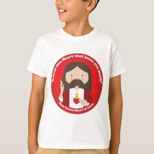 Camiseta Coração sagrado de Jesus