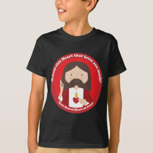 Camiseta Coração Sagrado de Jesus