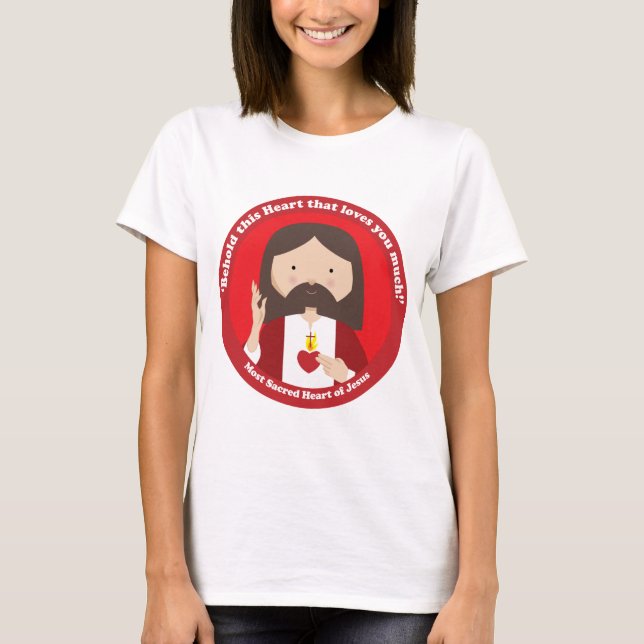 Camiseta Coração Sagrado de Jesus (Frente)
