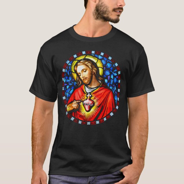 Camiseta Coração Sagrado de Jesus (Frente)