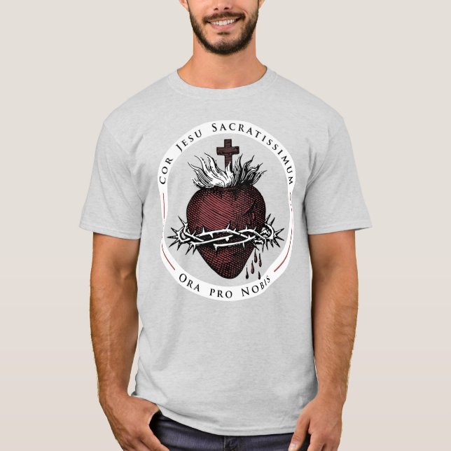 Camiseta Coração Sagrado de Jesus (Frente)