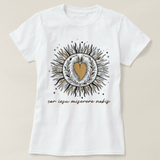 Camiseta Coração Sagrado de Jesus Católico Tradicional