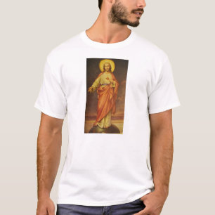 Camiseta Coração sagrado dos anos 50 do vintage de Jesus