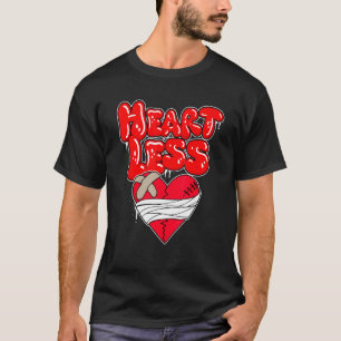 Camiseta Coração Sem Coração Quebrado Sem Amor Trato Hop 1