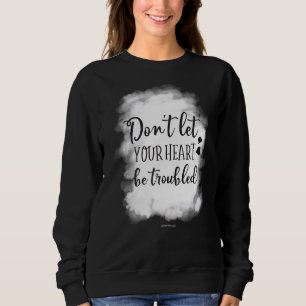 Camiseta Coração ser perturbado Bíblia cristã verso religio
