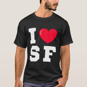 Camiseta Coração Sf Athletic Font Hoodie