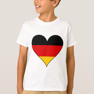 Camiseta Coração simples de Alemanha