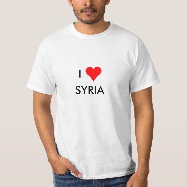 Camiseta coração síria (Frente)
