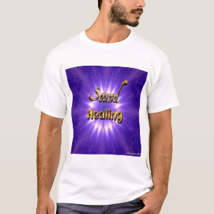 Camiseta Coração Sonora, Colorida Geometria Sagrada Mandala