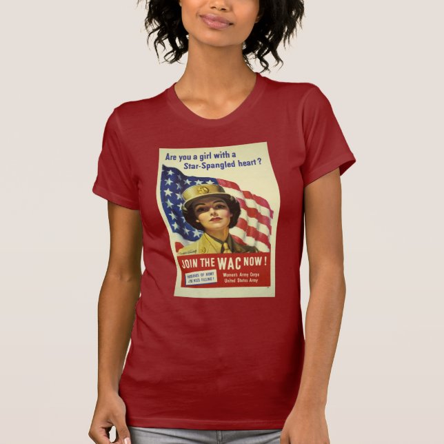 Camiseta Coração star spangled (Frente)