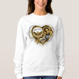 Camiseta Coração Steampunk com Manômetro