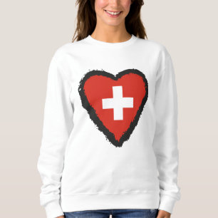 Camiseta Coração Suíço - Eu Adoro Suiça