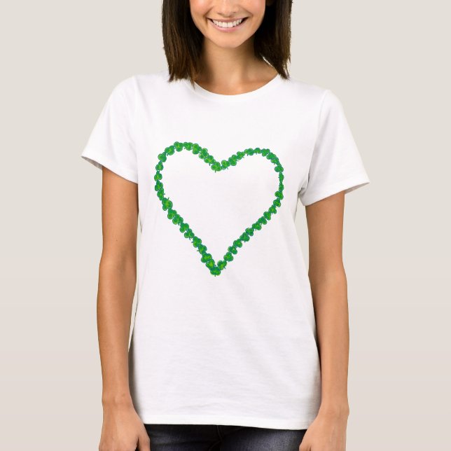 Camiseta Coração T-Camisa (Frente)