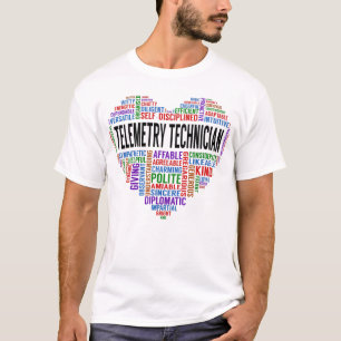 Camiseta Coração Técnico de Telemetria