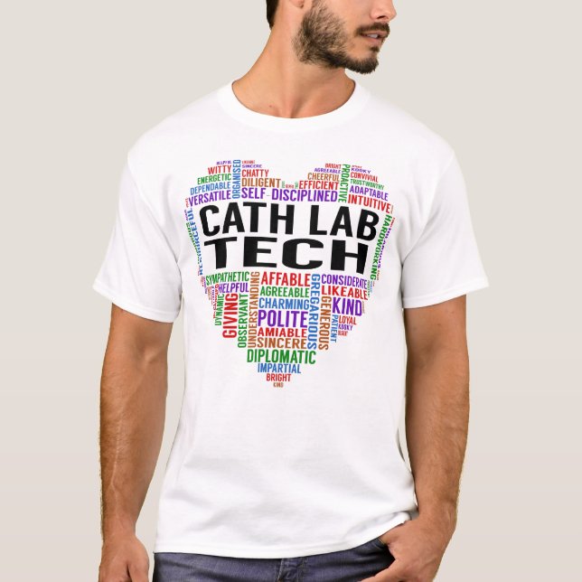 Camiseta Coração Tecnológico do Laboratório Cath (Frente)