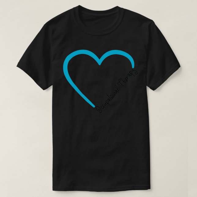 Camiseta Coração Terapêutica Profissional (Frente do Design)