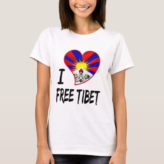 Camiseta coração tibetano (Frente)