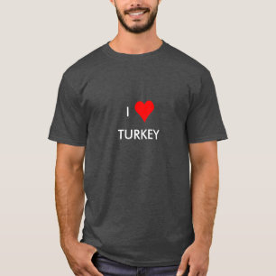 Camiseta coração turkey