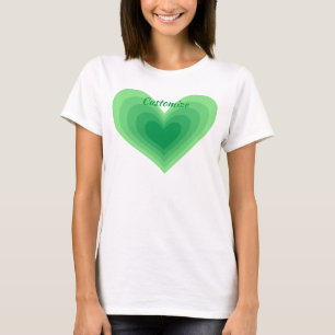 Camiseta Coração Verde Sage Thunder_Cove