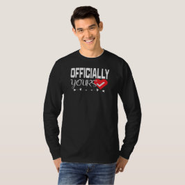 Camiseta Coração Verificado Marca de Verificação do Amor