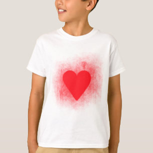 Camiseta Coração vermelho
