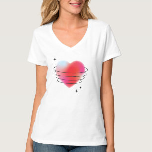 Camiseta Coração Vermelho