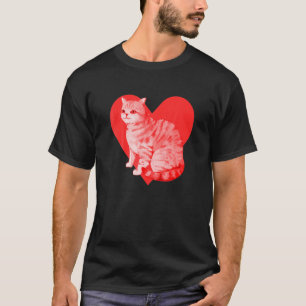 Camiseta Coração Vermelho Pet Bonito Melhor Amigo Americano
