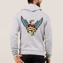 Coração Vintage com Asas