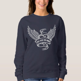 Camiseta Coração Vintage com Asas