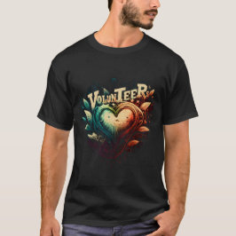 Camiseta Coração voluntário