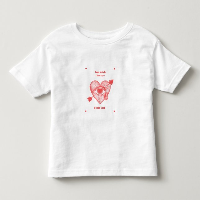 Camiseta CoraçãoComOlho|CitaçãoDeAmor|CoraçãoComFlecha|Cora (Frente)