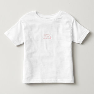 Camiseta Coraçãozinho cor-de-rosa princesinha do papai engr