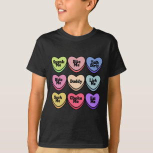 Camiseta Coraçãozinho Safado Papai Me Dá Uma Palmada Humor