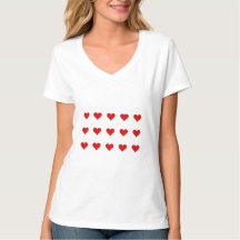 Camiseta Corações 