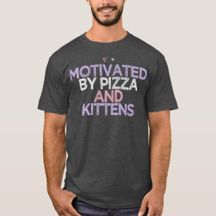 Camiseta Corações Coloridos Mãe Engraçada Motivada Por Pizz