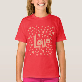 Camiseta Corações de Amor