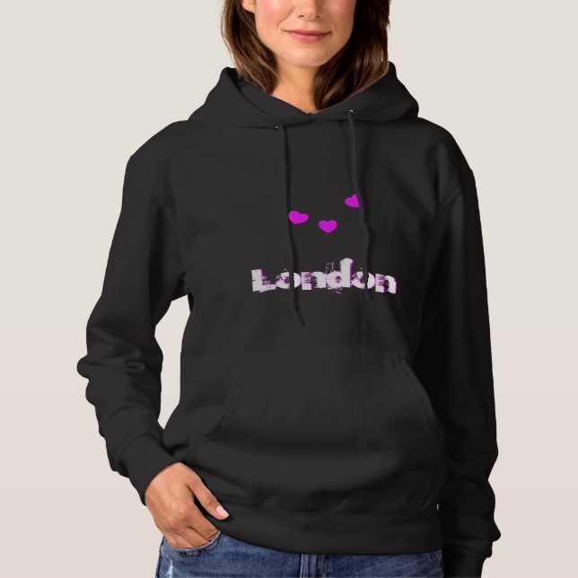 Camiseta Corações de Amor de Londres (Frente)